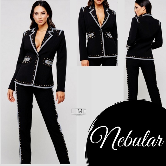 Black 2pc suit - Picture 1 of 1